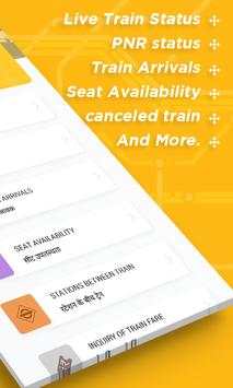 Indian Railway : Live Train Status, PNR Status screenshot 2