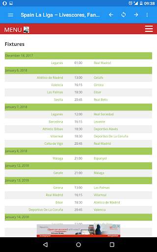 My Livescore Fans - Livescores, Fixtures, Results screenshot 8