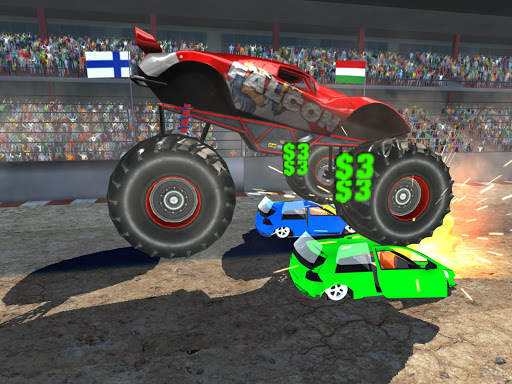 Monster Truck Stunts, Race and Crush Cars screenshot 12