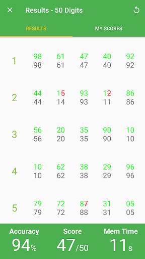 Memory Ladder - Numbers Trainer скриншот 3