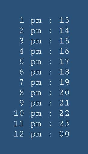 12 to 24 time converter скриншот 1