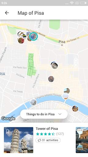 Pisa Travel Guide in English with map screenshot 5