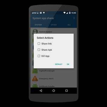 System App Sharer 3 تصوير الشاشة