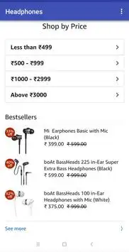 Online Shopping Headphones at Amazon screenshot 4