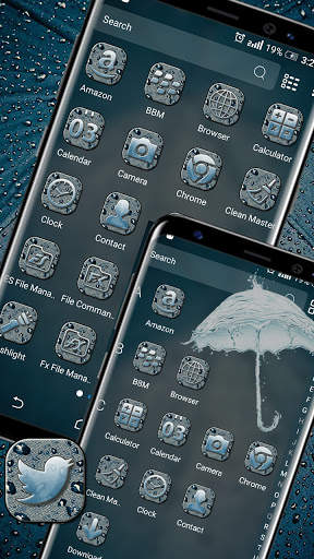 Rainy Umbrella Launcher Theme screenshot 2