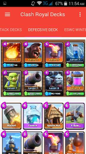 Clash Royal Battle Decks screenshot 2