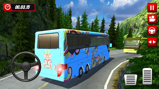 Hill Station Bus Driving Game screenshot 3