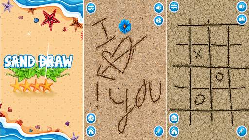 Sand Drawing - Hand Drawing App screenshot 1