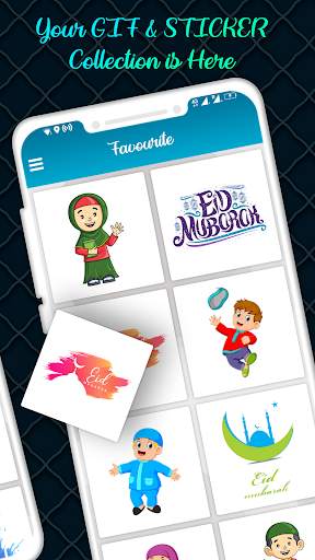 Eid Mubarak GIF : Eid Mubarak Sticker For Whatsapp screenshot 2