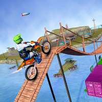 Tricky Bike Stunt Games - New Games : Bike Games logo