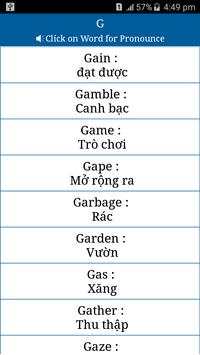 Common Words ENG to Vitenamese screenshot 8