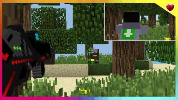Laser gun mod for Minecraft screenshot 1
