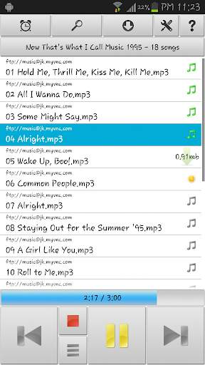 Coconut Music Player (Free) screenshot 1