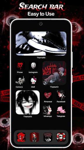 Dark Wednesday Theme Launcher screenshot 7