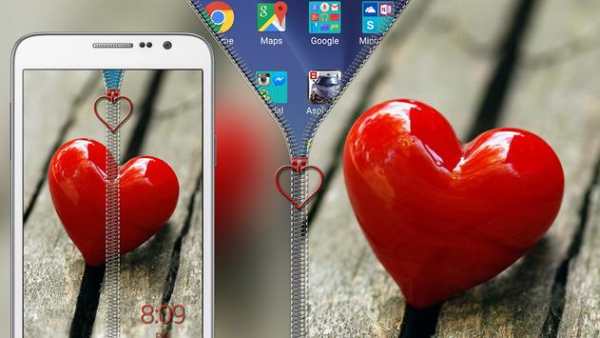 Heart Zipper Lock screenshot 1