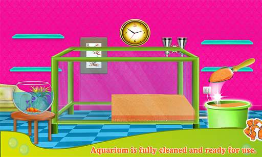 Fish Aquarium Wash: Pet Care & Home Cleaning Game screenshot 2