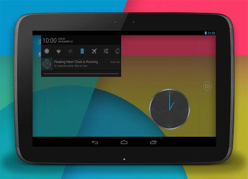 Floating Neon Clock screenshot 2