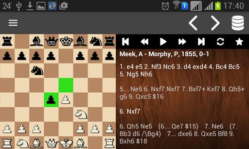 Chess PGN reader स्क्रीनशॉट 8