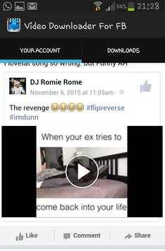 Video Downloader For FB screenshot 3