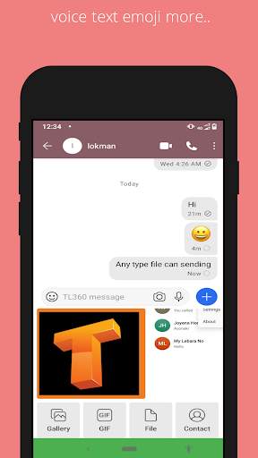 TL360 video calling app 1 تصوير الشاشة