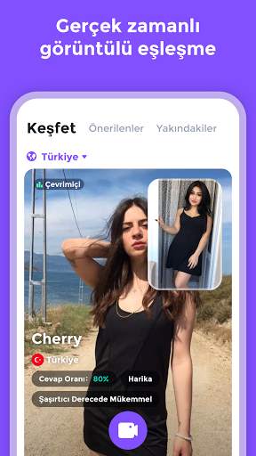 CuteU- Görüntülü Sohbet, Yeni Arkadaşlar Edin screenshot 4