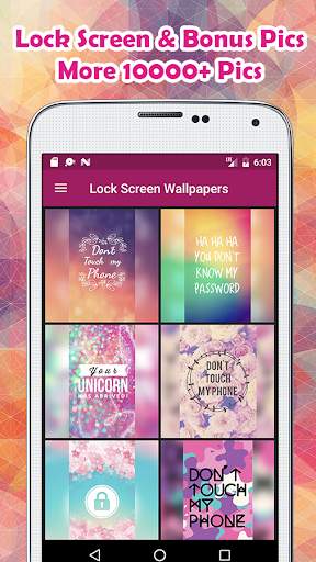 Lock Screen Wallpapers 1 تصوير الشاشة