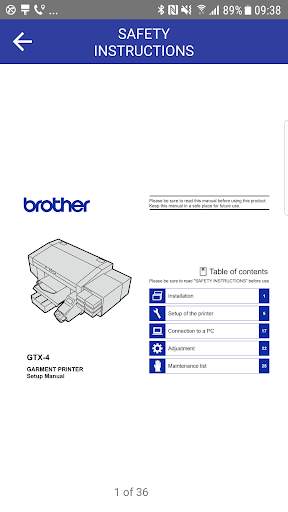 Brother GT/ISM Support App screenshot 4