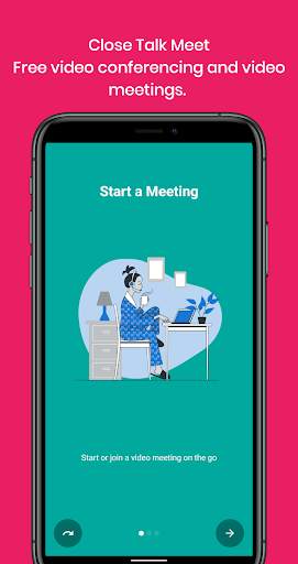 Close Talk Meet - Free Video Conferencing Meetings screenshot 1
