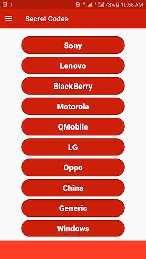 All Mobiles Secrets Codes screenshot 1