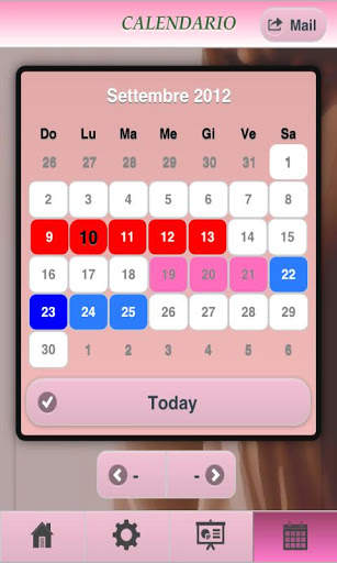 Mestruazioni Fertilità PRO Lte screenshot 1