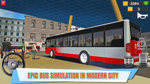 kota pelatih bis simulator: bis menyetir permainan screenshot 3