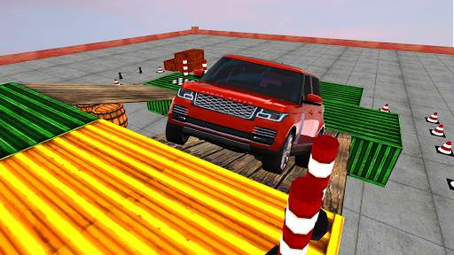 SUV prado car parking game screenshot 2