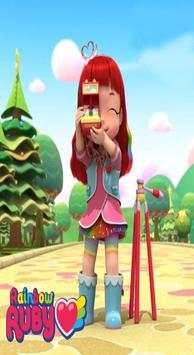 Rainbow Ruby Wallpaper screenshot 3