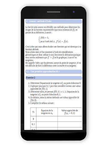 Maths TS : Fonction exponentielle screenshot 5