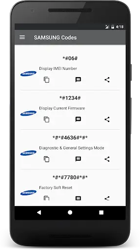 Secret Codes For Android screenshot 3