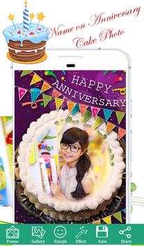 Name Photo On Anniversary Cake screenshot 2