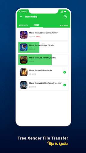 XSender - Tips for File Transfer and Share screenshot 1