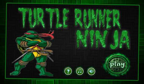 Turtle runner ninja screenshot 1