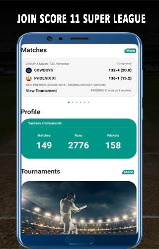 Score 11- Cricket Scoring app & Scorepad screenshot 5