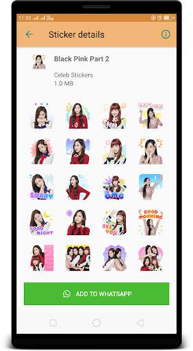 BlackPink WAStickerApps : Stickers for Whatsapp screenshot 4
