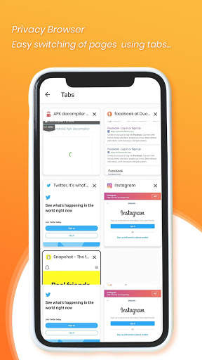 Sax Privacy Web Browser screenshot 4