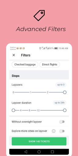 Cheap Flights travel app & Low Cost Flights fares screenshot 4