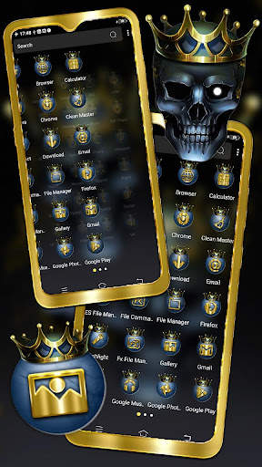 Skull King Launcher Theme screenshot 4