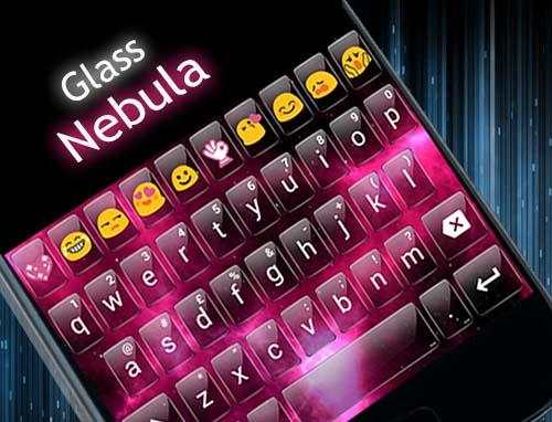 Glass Nebula Emoji Keyboard screenshot 7
