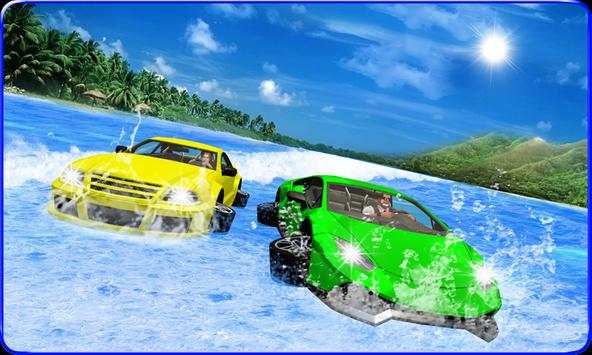 Water Surfing Car Racing 3D screenshot 4