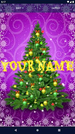 Christmas Tree Light Wallpaper screenshot 2