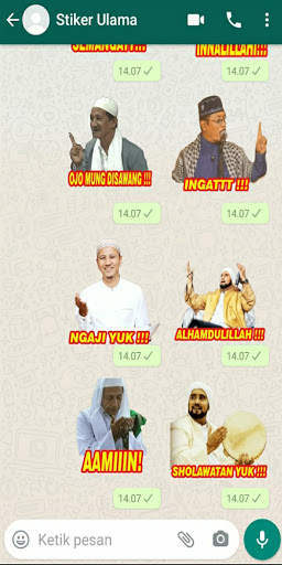 Stiker WA Islami Ulama WAStickeraApps screenshot 5