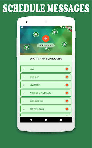 Chatplan - Message scheduler whatsapp,Do it later screenshot 1