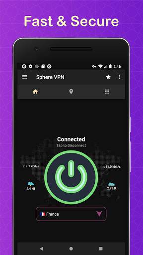 VPN Private Proxy (Fast and Secure) — Sphere VPN screenshot 4