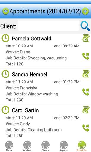 Cleaning Business Software screenshot 5